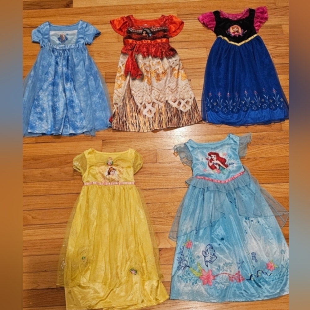3T Disney Princess Nightgowns